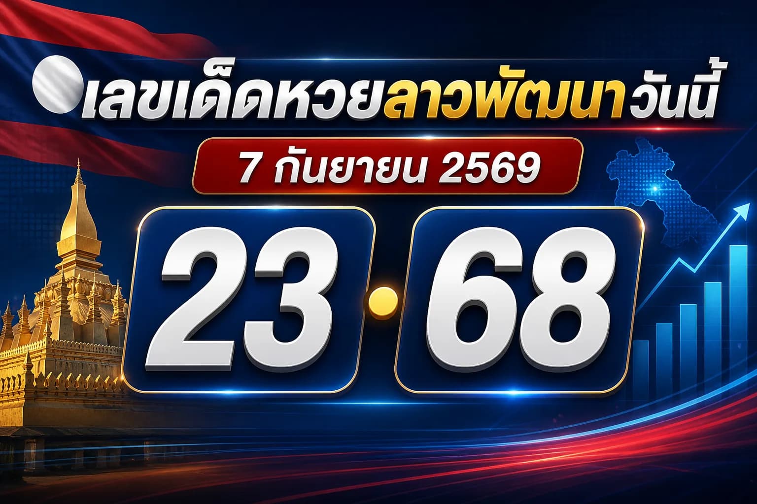 เลขเด็ดหวยลาวพัฒนาวันที่ 7 กันยายน 2569 จาก 1 สำนัก